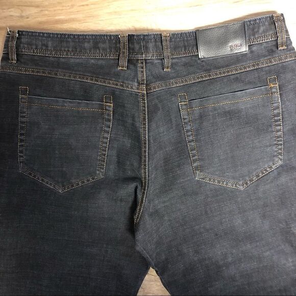 Enzo Denim Black Jeans, Size 38, missing button - Picture 8 of 10